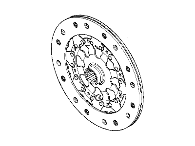 BMW 21-21-7-523-532 Clutch Plate