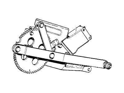 BMW 51-33-1-850-849 Front Left Door Window Regulator