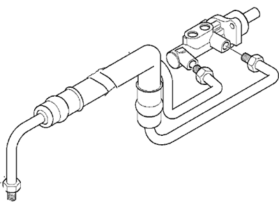 BMW 34-32-6-754-891 Pipeline With Pressure Hose