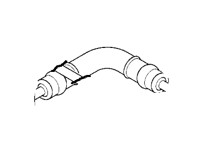 BMW 34-32-6-754-893 Pipeline With Pressure Hose