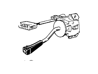 BMW 61-31-1-377-071 Dip-Dim Control Turn Signal Switch