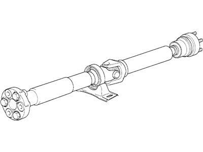 BMW 26-10-1-229-285 6 Gear Transmission Drive Shaft Assembly