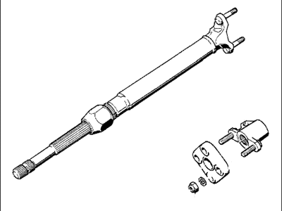 BMW 32-31-1-162-082 Steering Shaft