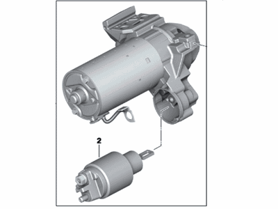 BMW 12-41-8-515-796 Exchange Starter Motor