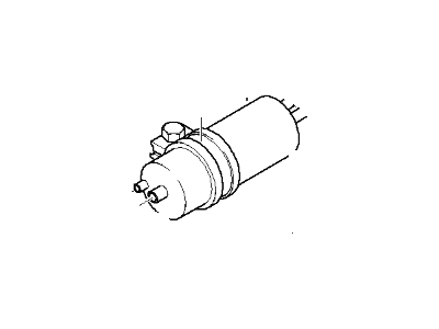 BMW 16-12-6-754-017 Fuel Filter With Pressue Regulator