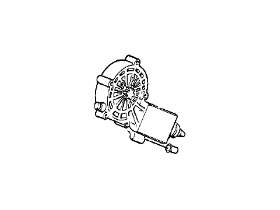 BMW 51-35-1-385-100 Window Motor Right