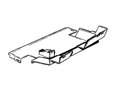 BMW 51-16-1-911-985 Covering Glove Box