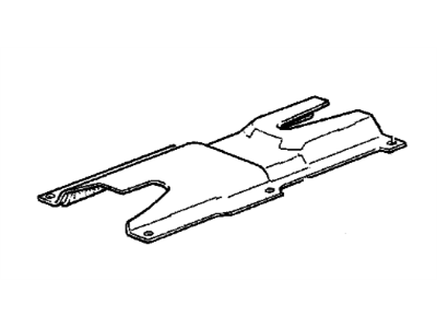 BMW 51-48-1-875-998 Heat Insulation Tunnel Bottom