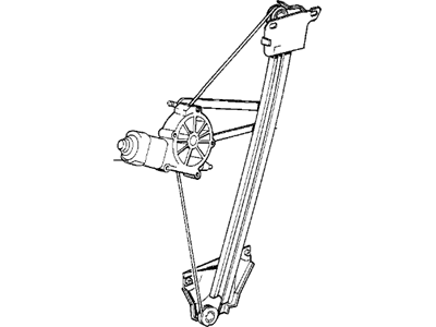 BMW 51-35-1-935-640 Rear Right Window Regulator