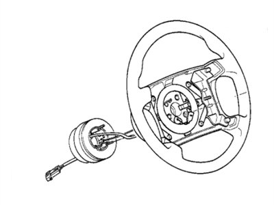 BMW 32-34-2-227-750 M Technic Steering Wheel Airbag