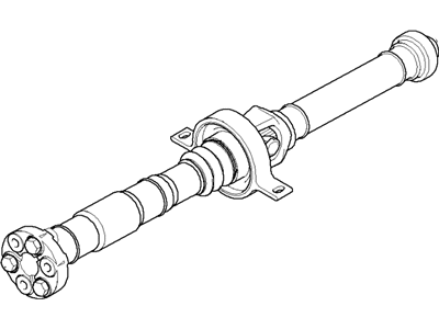 BMW 26-10-7-614-436 Propeller Shaft, Twin-Clutch Gearbox