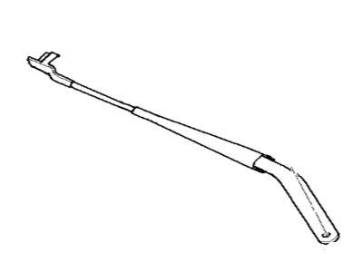 BMW 61-61-7-153-736 Windshield Wiper Arm Left