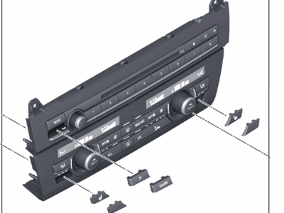 BMW 61-31-9-328-429 Repair Kit, Radio And A/C Control Panel