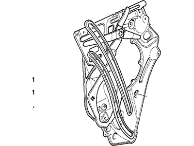 BMW 51-33-8-123-234 Rear Right Window Regulator