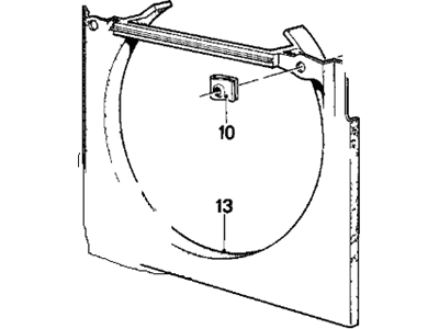 BMW 17-11-1-177-836 Fan Shroud