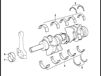 BMW 11-21-7-512-876 Crankshaft