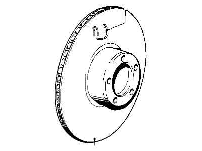 BMW 34-11-1-163-141 Brake Disc, Ventilated