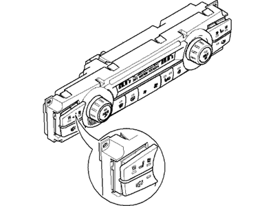 BMW 64-11-9-234-336 Control Unit, Automatic Air Conditioner., High