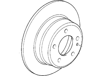 BMW 34-21-6-758-552 Brake Disc