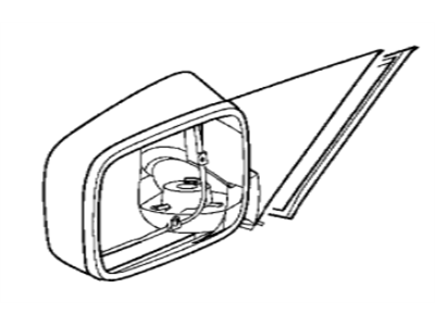 BMW 51-16-8-184-899 Electric.Exterior Heatable Mirror Left