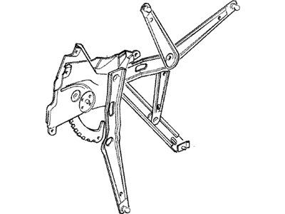 BMW 51-33-1-977-609 Front Left Door Window Regulator