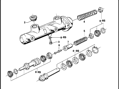 BMW 34-31-1-155-269 Brake Master Cylinder