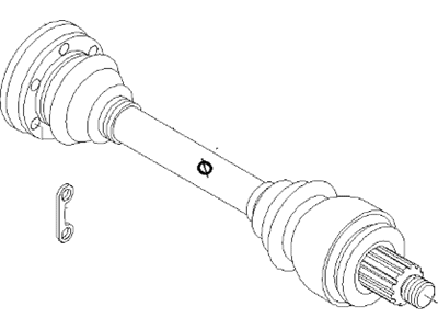 BMW 33-21-1-227-606 Output Shaft