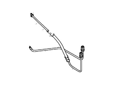 BMW 34-53-6-752-038 Pipeline With Pressure Hose