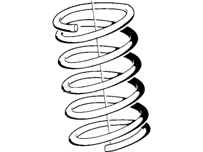 BMW 31-33-1-127-645 Coil Spring