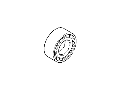 BMW 33-41-1-130-617 Angular Contact Ball Bearing, Radial