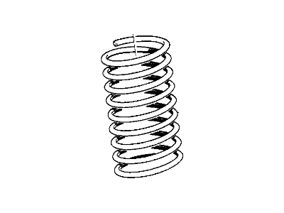 BMW 33-53-1-124-028 Coil Spring