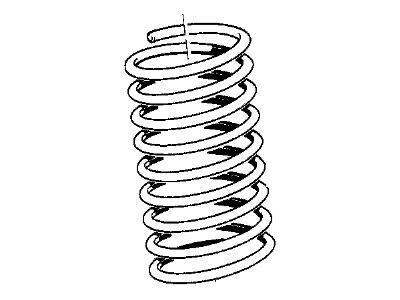 BMW 33-53-1-128-632 Coil Spring