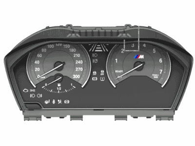 BMW 62-10-9-501-327 INSTRUMENT CLUSTER