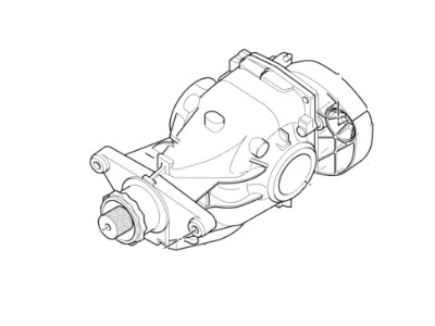 BMW 33-10-7-602-987 Rear Axle Drive Differential