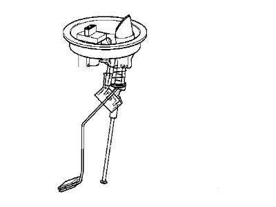 BMW 16-14-6-758-734 Left Fuel Level Sensor