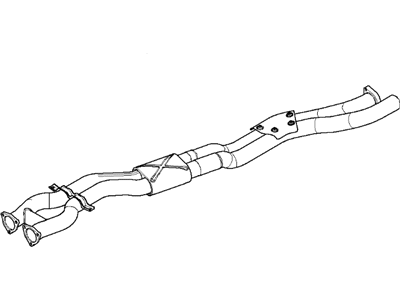 BMW 18-10-7-832-313 Intermediate Pipe