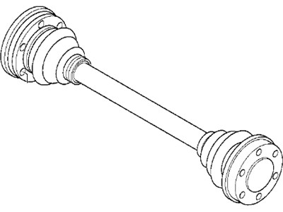 BMW 33-21-1-225-166 Exchange Output Drive Shaft