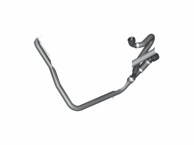 BMW 64-21-9-307-243 Radiator Engine Return Hose Line