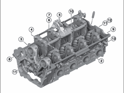 BMW 11-12-1-556-512 Valve Gear Cylinder Head