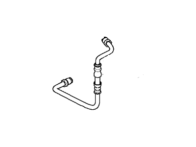 BMW 34-32-3-332-360 Pipeline With Pressure Hose