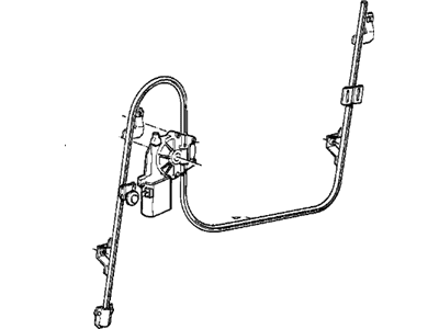 BMW 51-33-1-906-966 Front Right Door Window Regulator