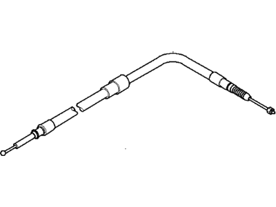 BMW 34-40-6-770-602 Right Hand Brake Bowden Cable