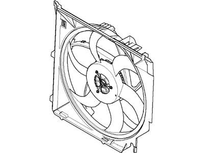 BMW 17-11-3-442-089 Radiator Cooling Fan