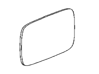 BMW 51-16-8-119-714 Convex Mirror Glass