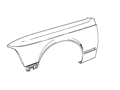 BMW 41-35-1-900-283 Side Panel, Front Left