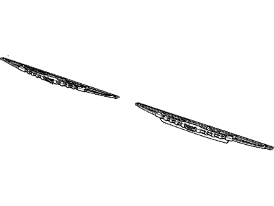 BMW 61-61-9-069-196 Wiper Blade Set