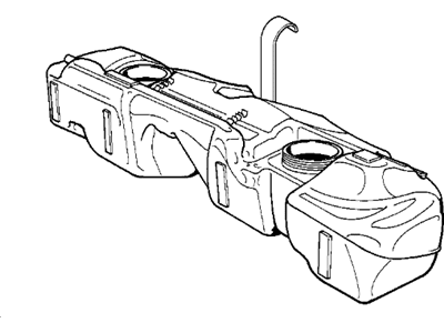 BMW 16-11-1-183-985 Plastic Fuel Tank