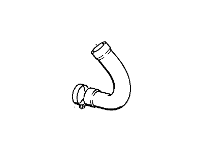BMW 11-53-1-312-690 Cooling System Water Hose