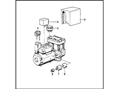 BMW 34-51-1-154-996 Hydraulic Unit