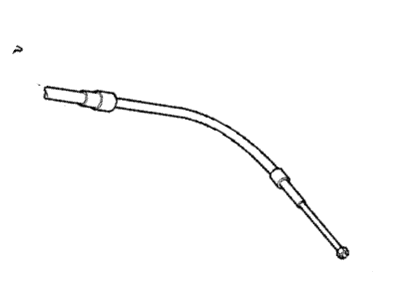 BMW 34-40-1-166-234 Left Hand Brake Bowden Cable